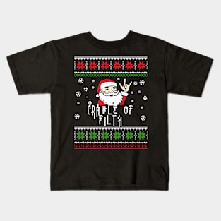 cradle of santa metal Kids T-Shirt